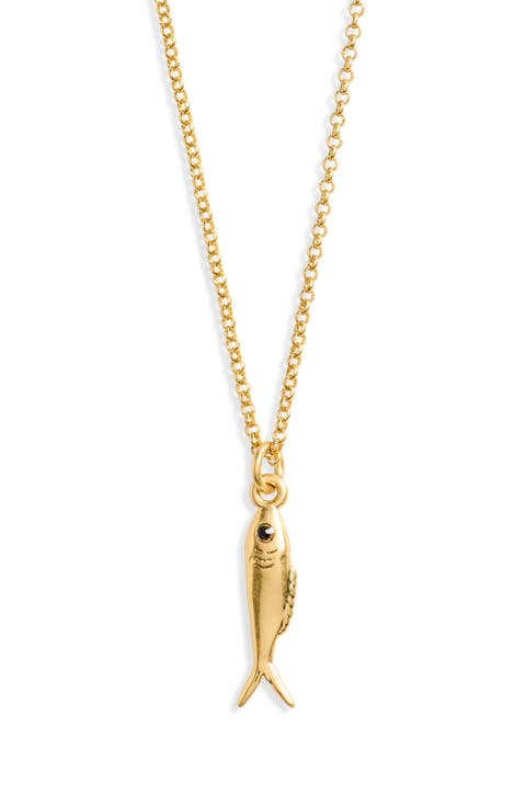 Sardine Charm Necklace