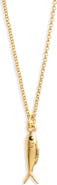Clare V. Sardine Charm Necklace