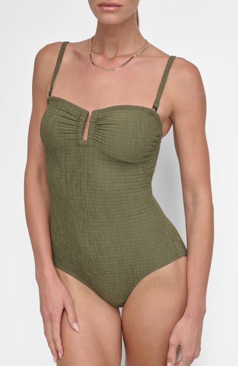 U-Wire Bandeau One-Piece Swimsuit