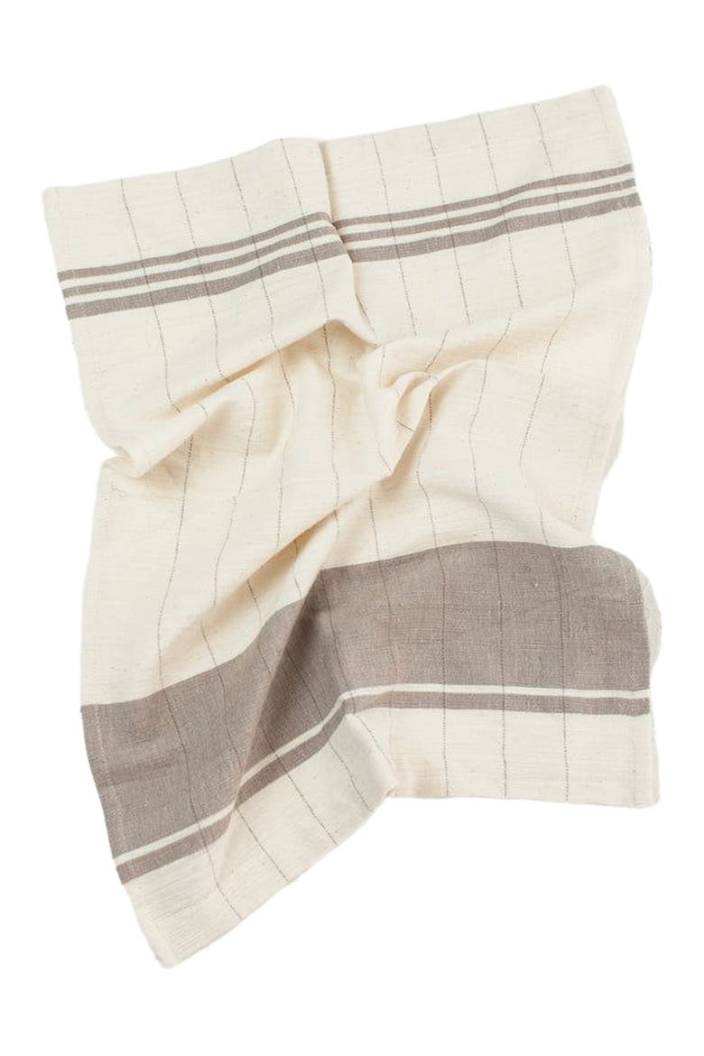Chelsea Cotton Tea Towel - Set of 2, Alternate, color, Stone