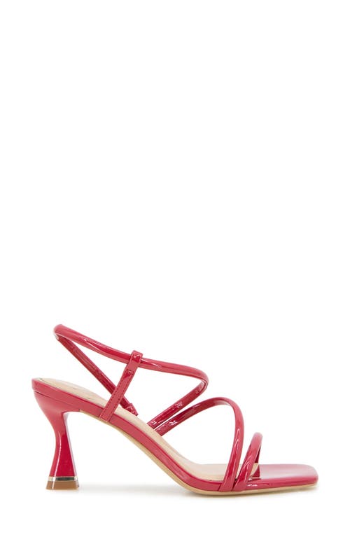 Kenneth Cole Dreama Patent Strappy Heel Sandal In Red Patent