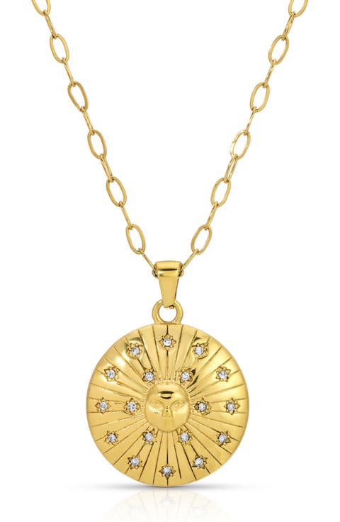 Sun Medallion Necklace