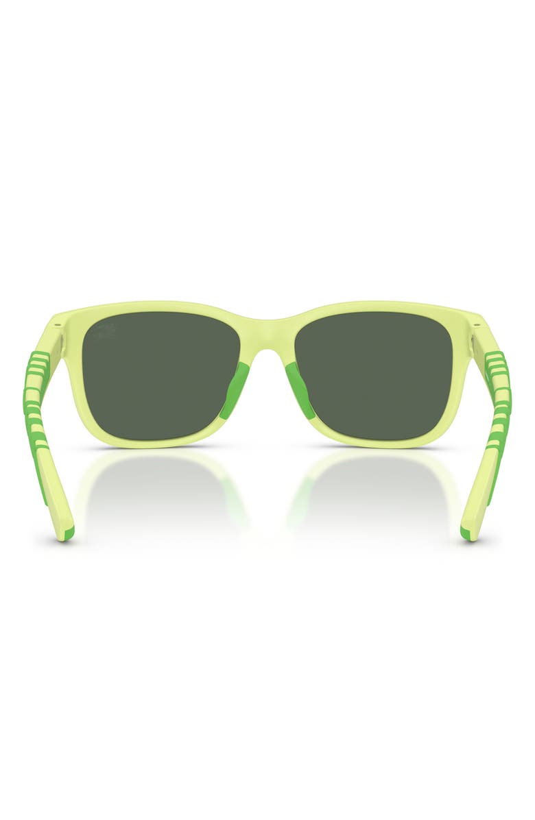 Burberry Kids' 50mm Square Sunglasses, Alternate, color, Mette Green / Dark Green