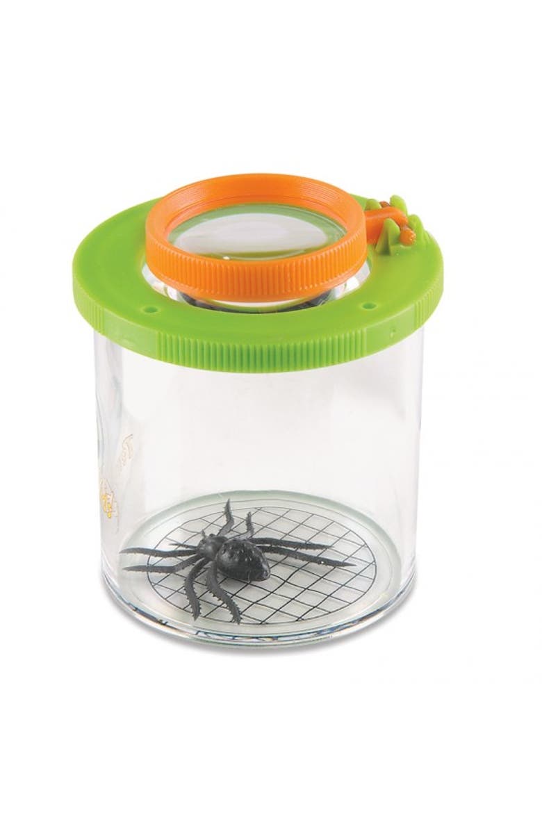 HABA Terra Kids Beaker Magnifier Clear Bug Catcher with two Magnifying Glasses for Children's Nature Exploration, Alternate, color, Multi