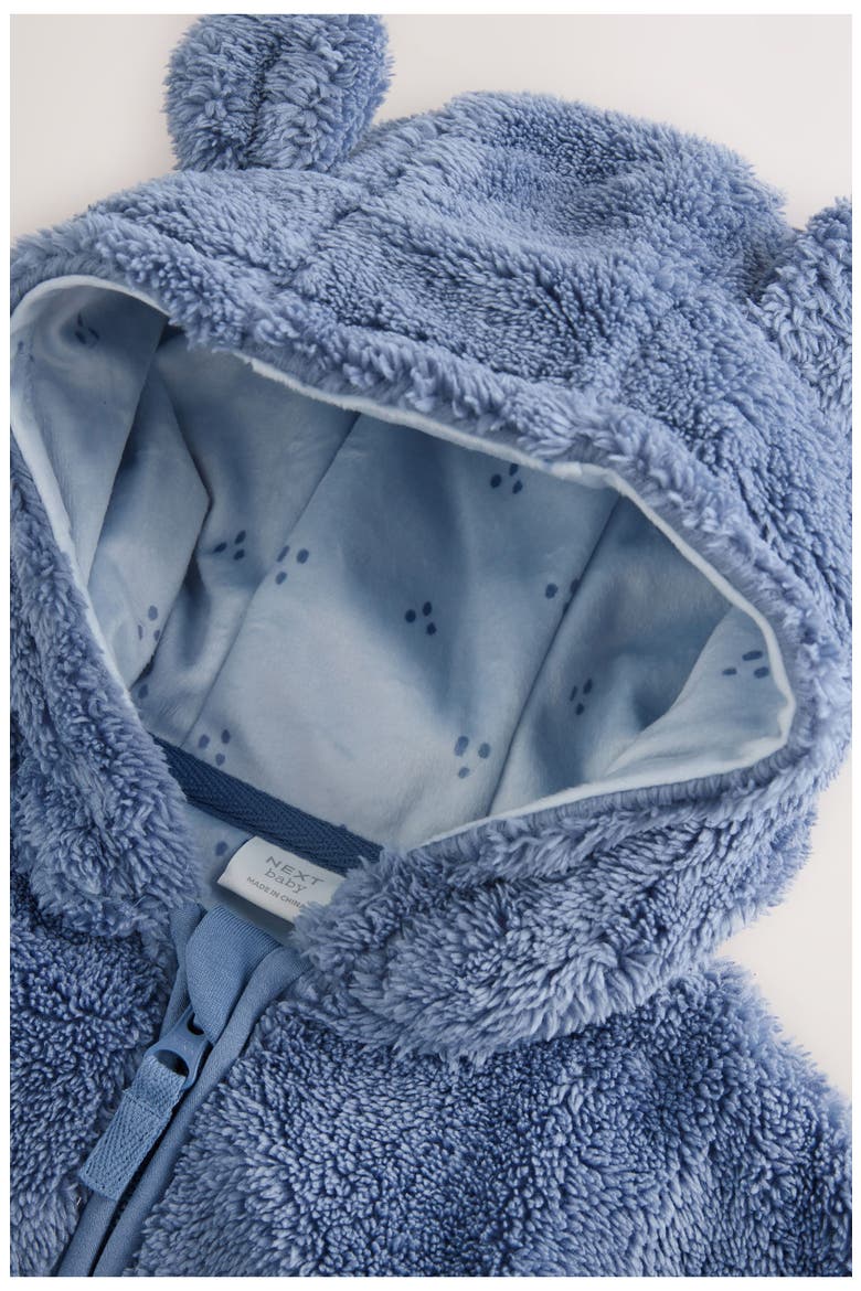 Zip Through Fleece Jacket, Alternate, color, BLUE