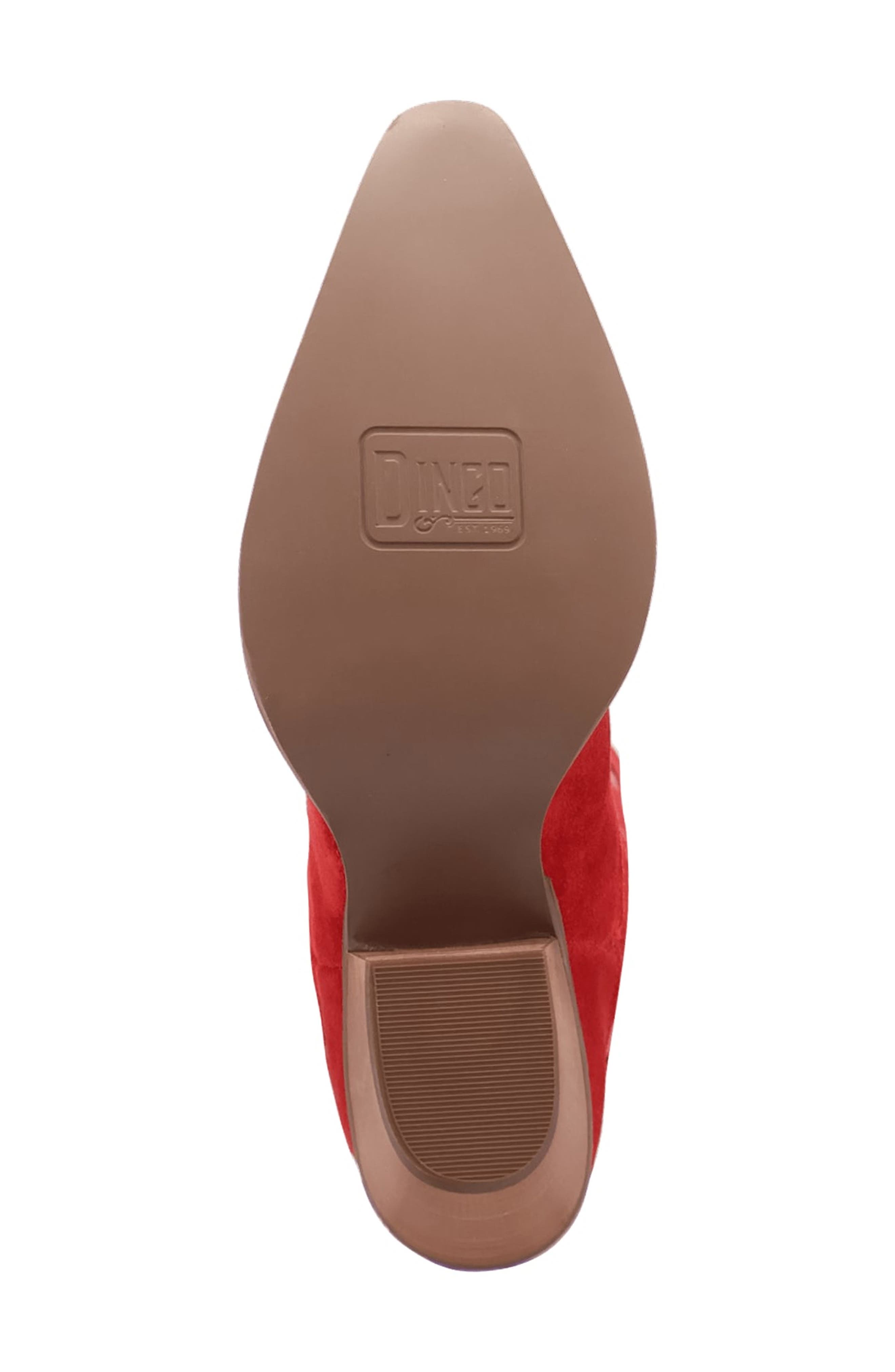 Buck Wild Knee High Western Boot, Alternate, color, RED