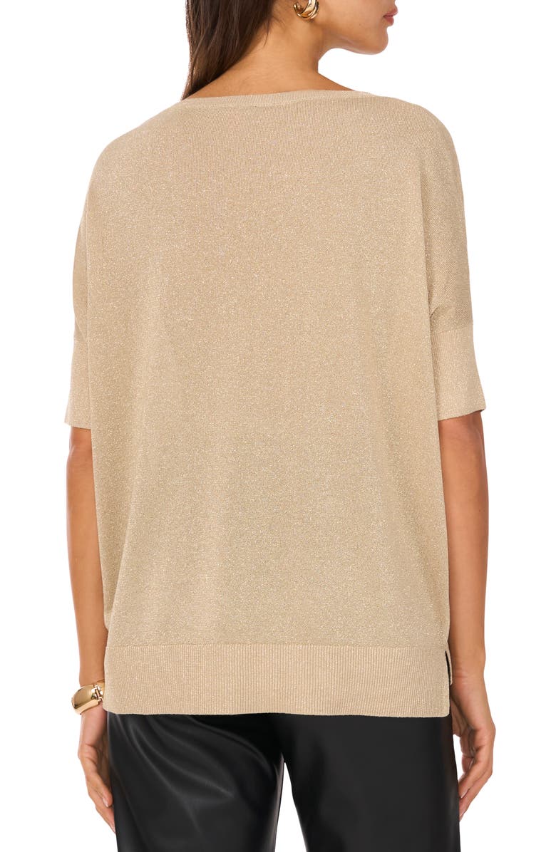 Vince Camuto Metallic Knit Sweater, Alternate, color,