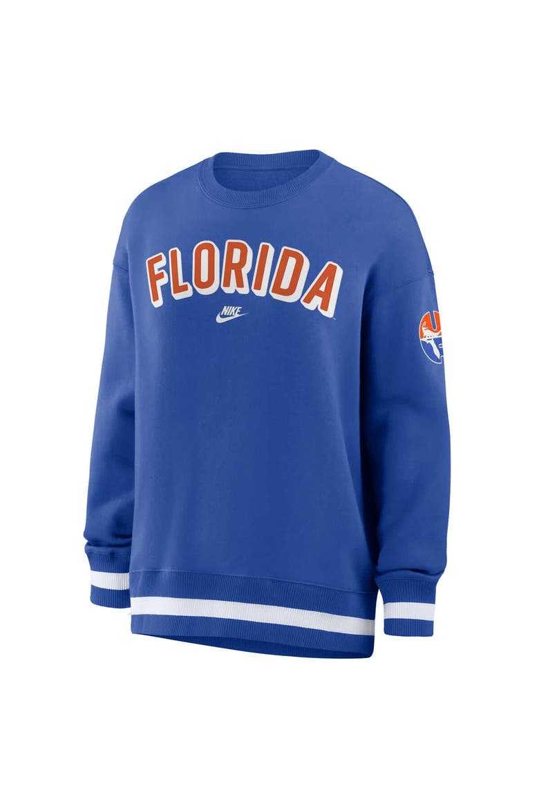 Women's Nike Royal Florida Gators Oversized Legacy Phoenix Sweatshirt, Alternate, color, Royal