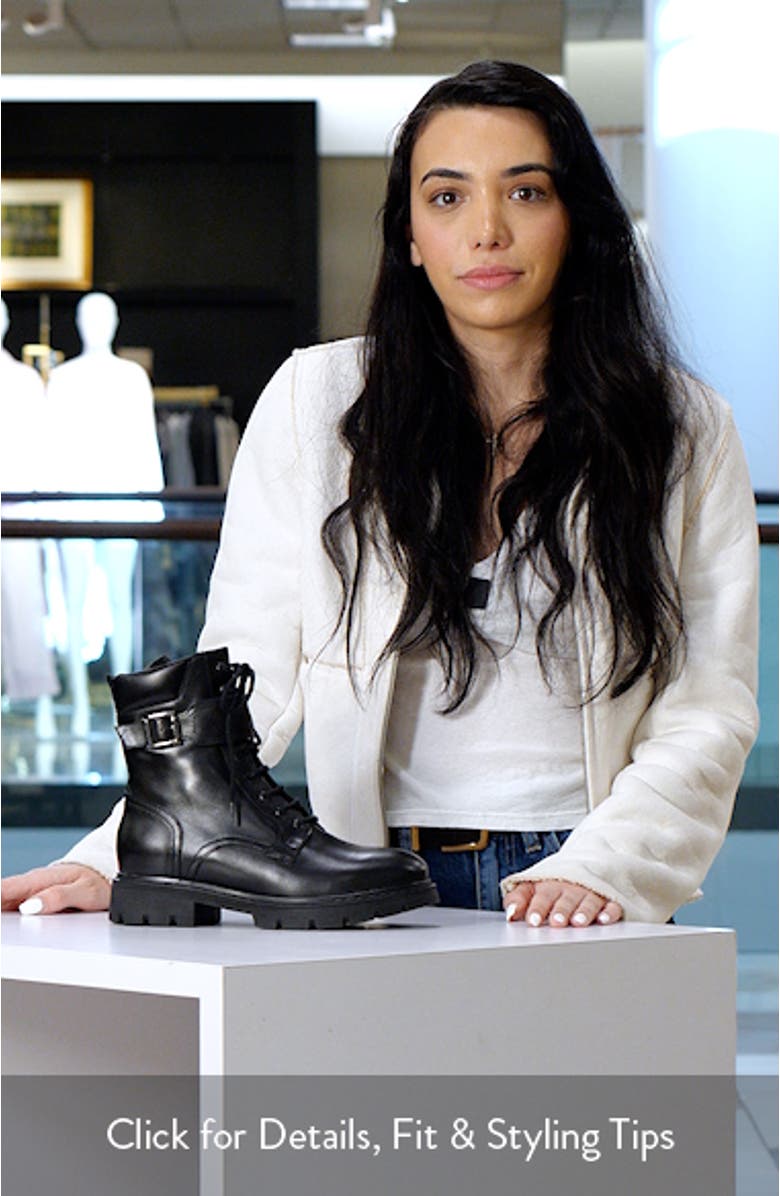 Buckle Combat Boot, sales video thumbnail