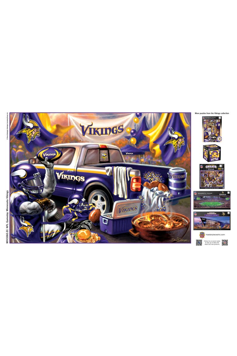 Minnesota Vikings Gameday 1000pc Puzzle, Alternate, color, Multicolor