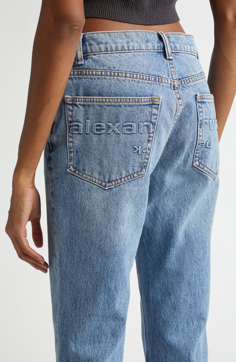 Alexander Wang OG High Waist Stovepipe Jeans, Alternate, color,