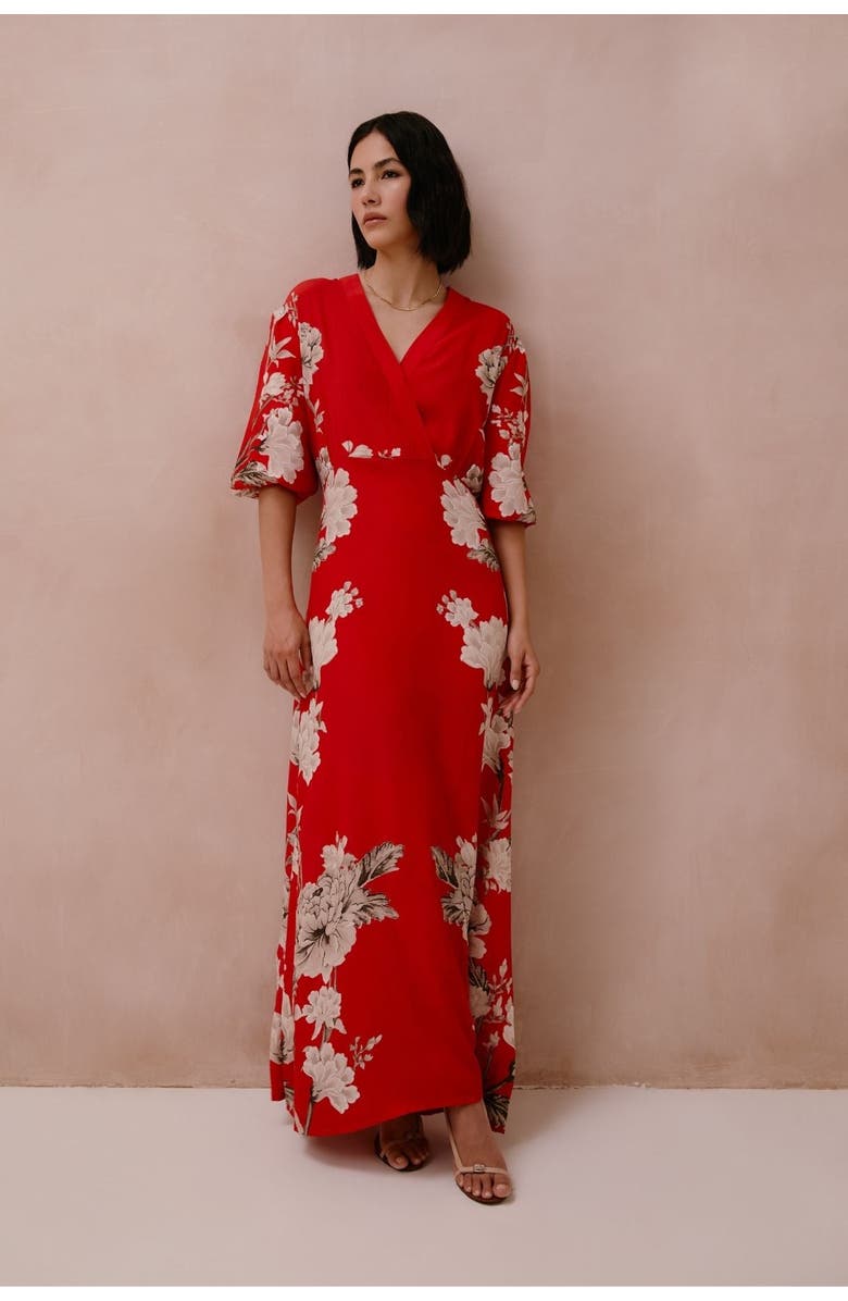 RAISHMA Frankie Dress, Main, color, Red