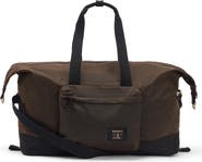 Barbour Field Water Resistant Waxed Cotton Duffle Bag