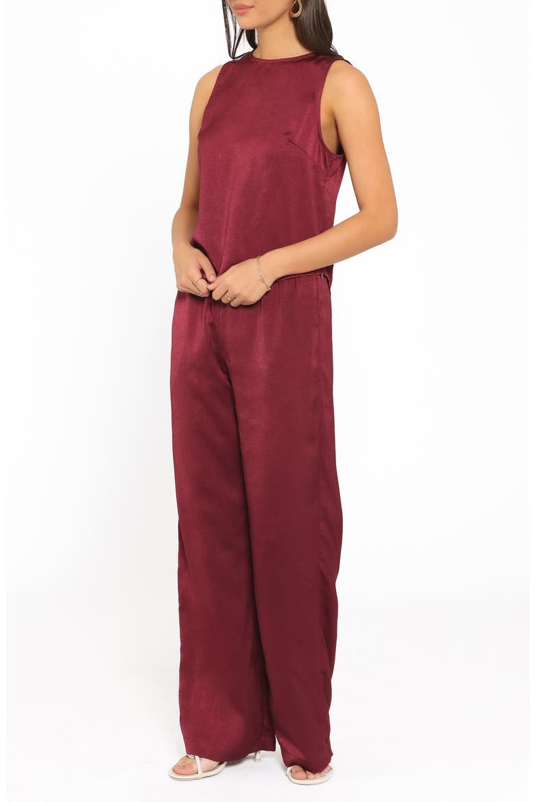 Lira 2-Piece Pant Set, Alternate, color, DARK CHERRY