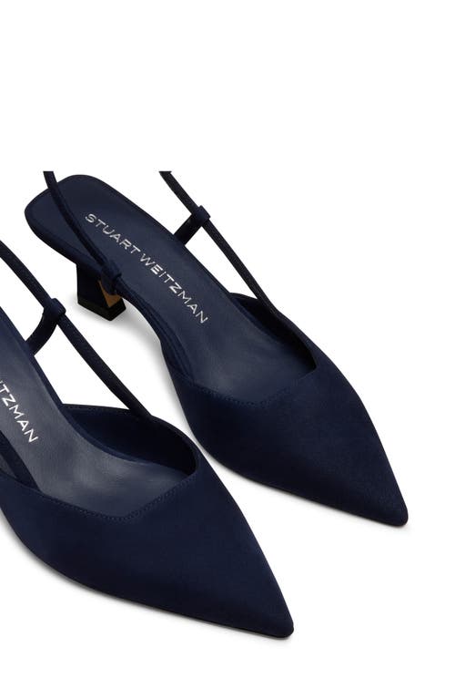 Stuart Weitzman Vinnie 50 Slingback Pump In Blue
