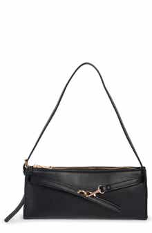 Faux Leather Shoulder Bag
