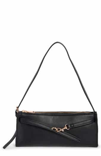 Faux Leather Shoulder Bag