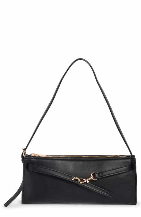 Faux Leather Shoulder Bag