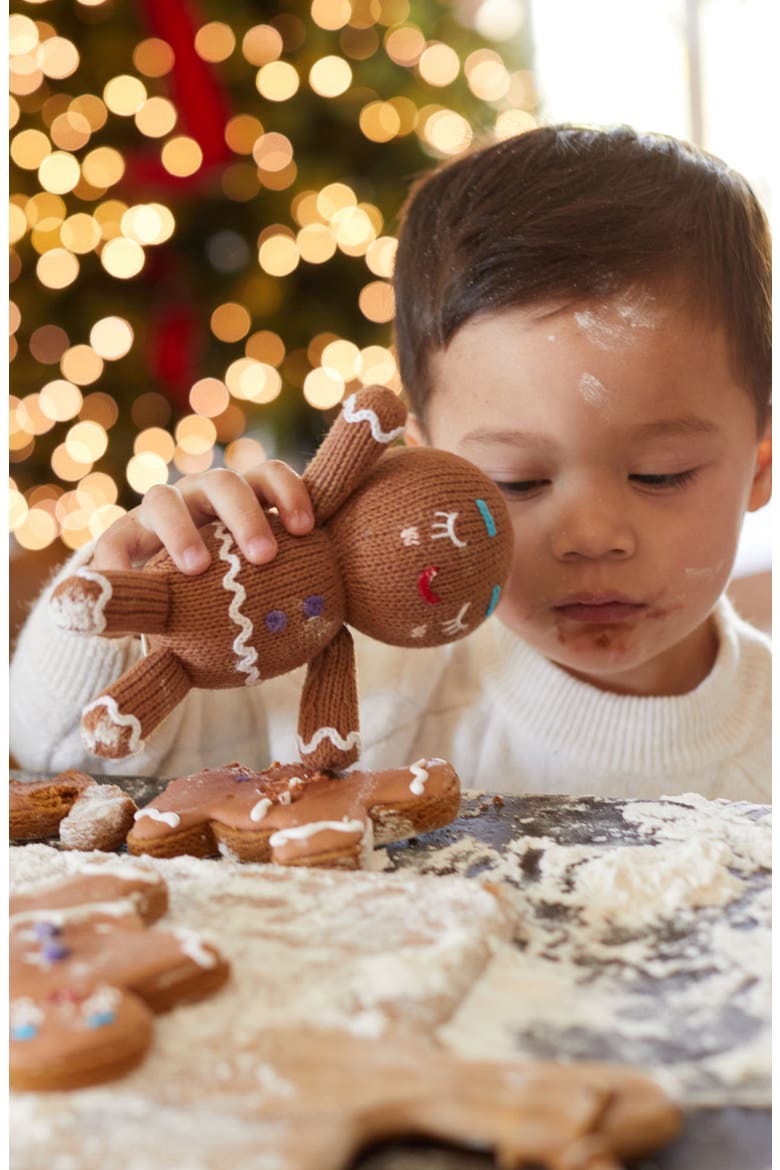 Baby Gingerbread Cotton Stuffed Animal, Alternate, color, ALMOND