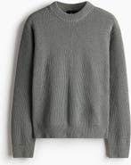 H&M Relaxed-Fit Rib-Knit Sweater
