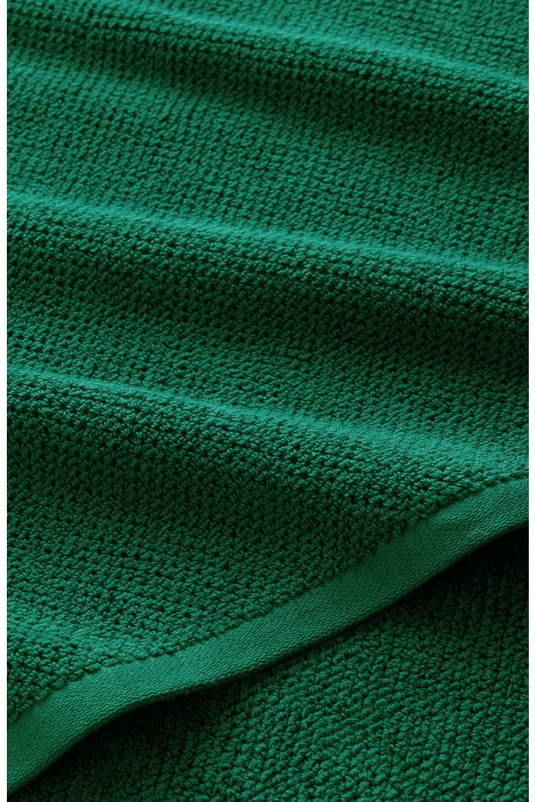 Brixton Textured Popcorn Weave Bath Sheets, Alternate, color, Emerald