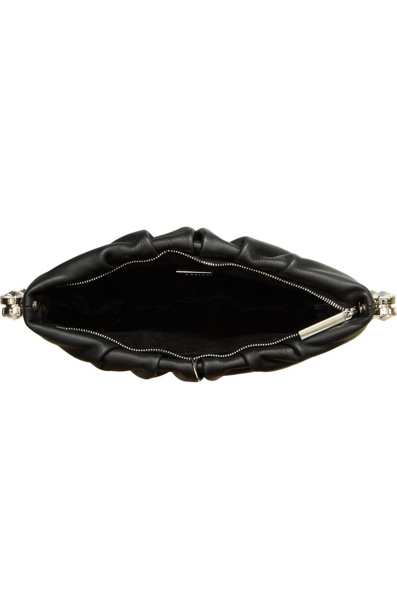 L’alingi The Moon Leather Pouch, Alternate, color, Black