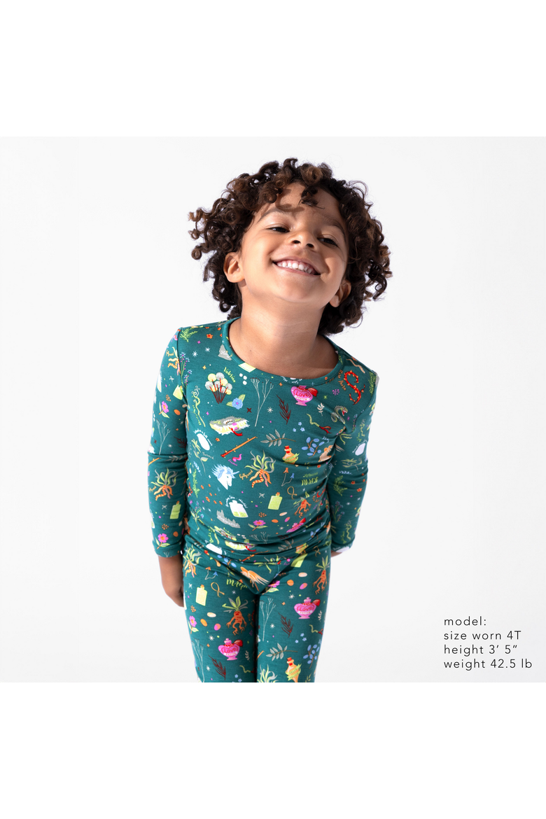 Kids' Mandrakes Potions & Herbs Set of 2 Piece Pajamas, Alternate, color, Mandrakes Potions & Herbs