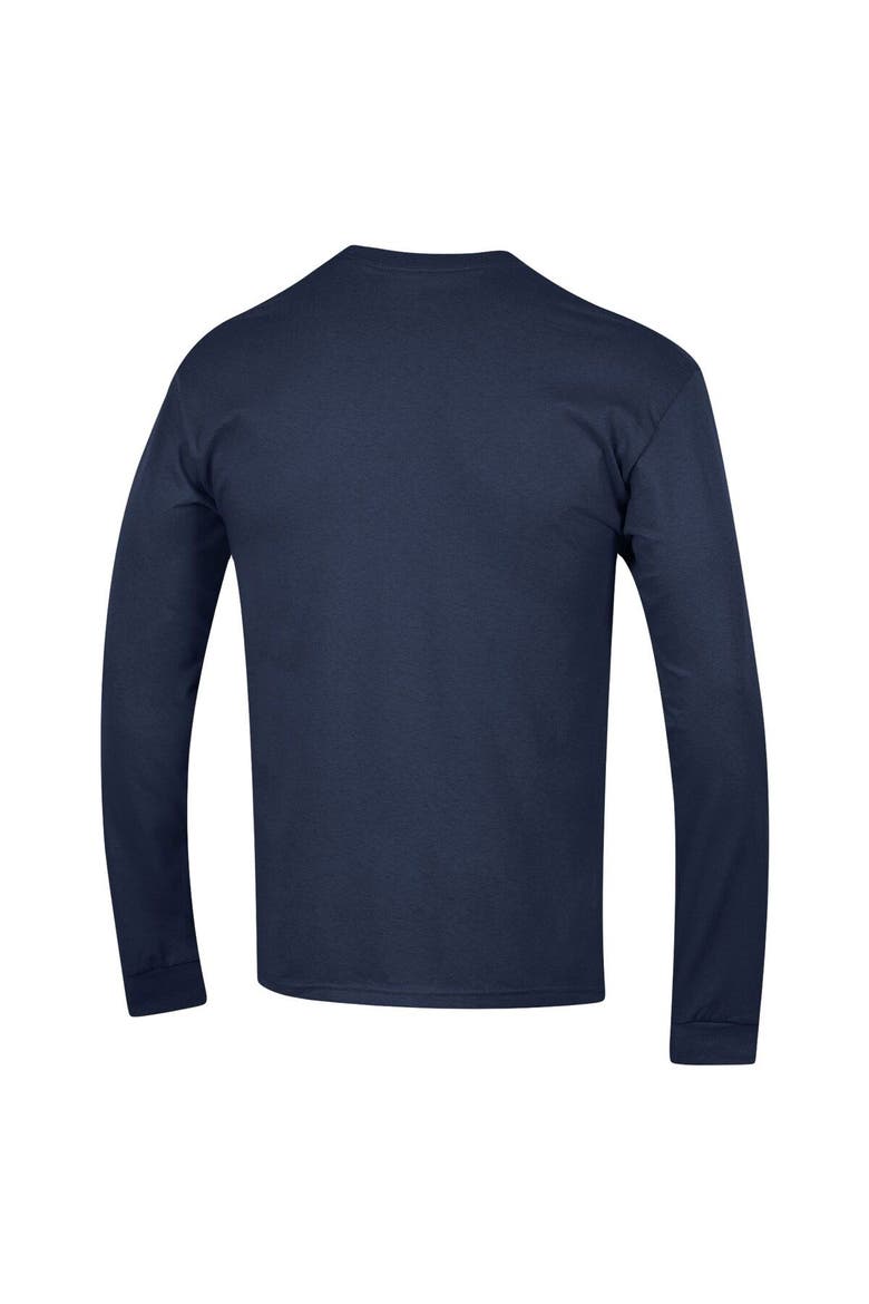 Men's Champion Navy Auburn Tigers High Motor Long Sleeve T-Shirt, Alternate, color, Navy