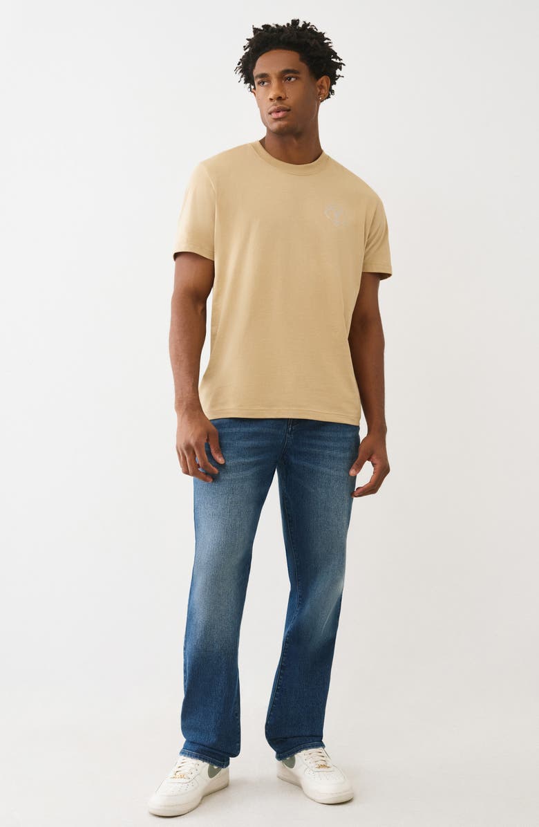 True Religion Bobby Baggy Straight Leg Jeans, Alternate, color, Medium Mistletoe