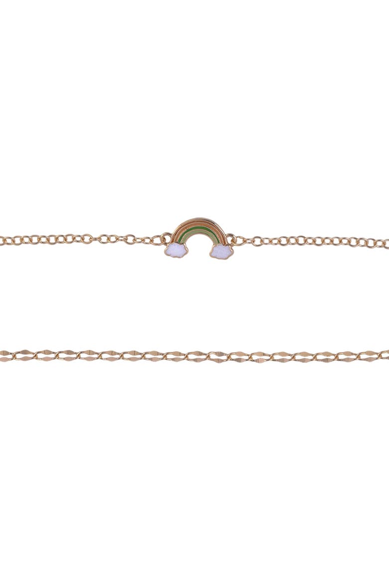 4pc Assorted Bracelet Set, Alternate, color, Green