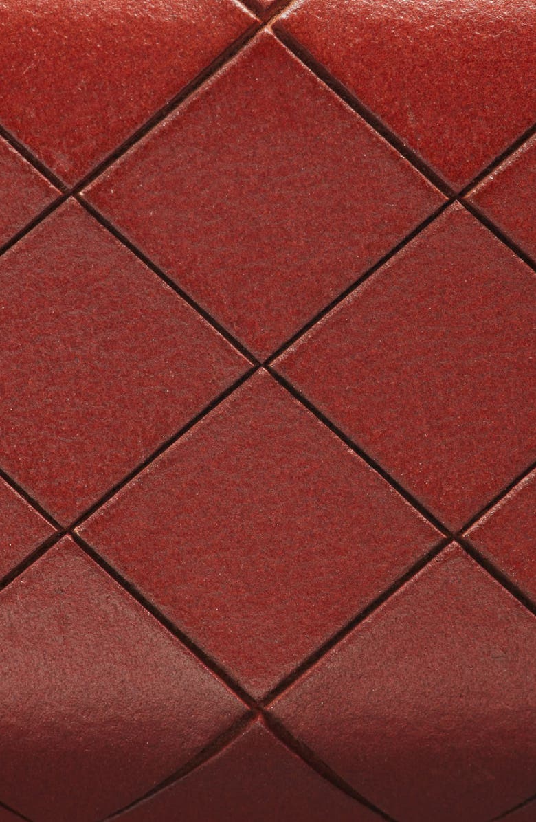 Nordstrom Makai Basket Weave Texture Leather Belt, Alternate, color, Cognac