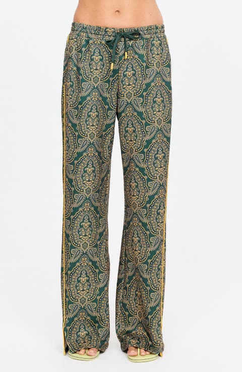 Bamba Roma High Waist Straight Leg Pants