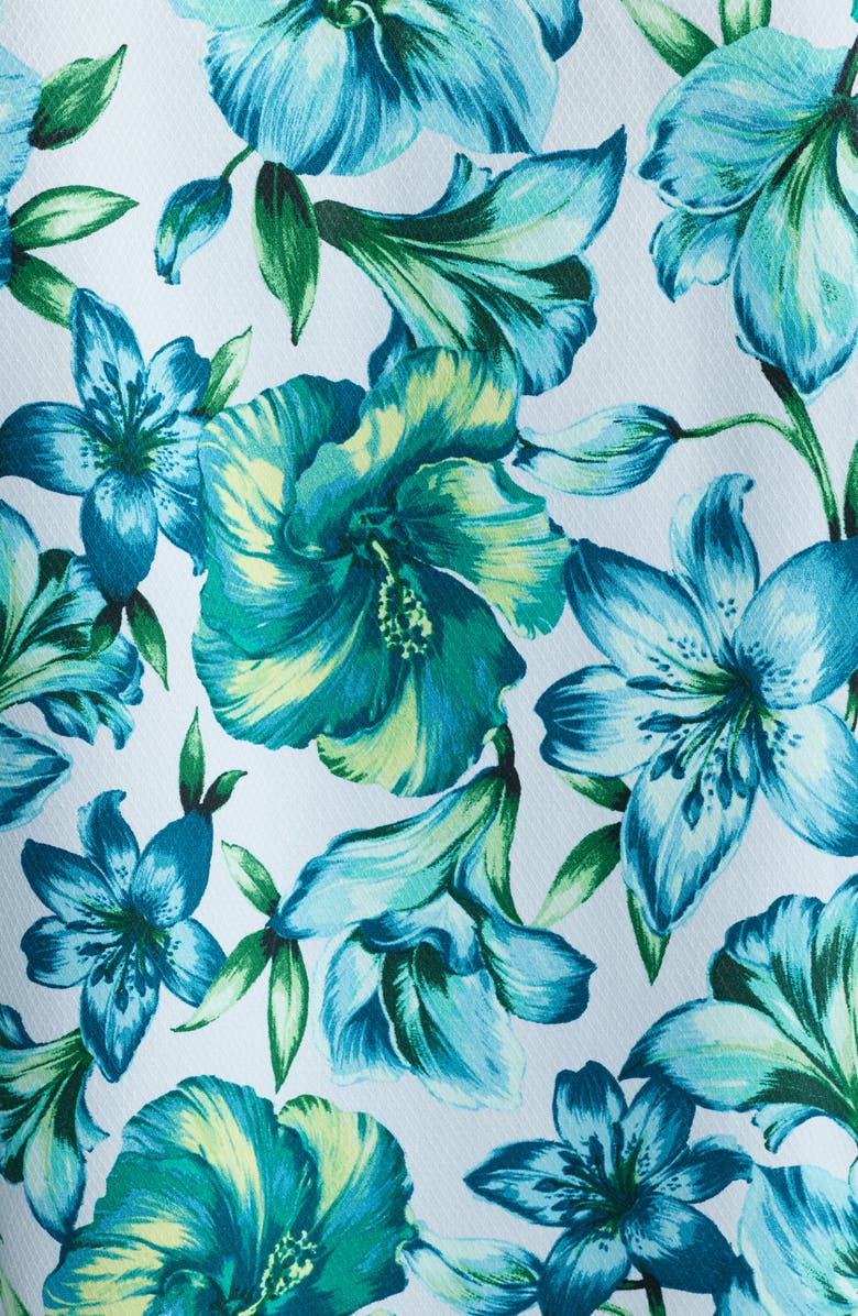 Tommy Bahama Hibiscus Hideaway Short Sleeve Silk Button-Up Shirt, Alternate, color, 