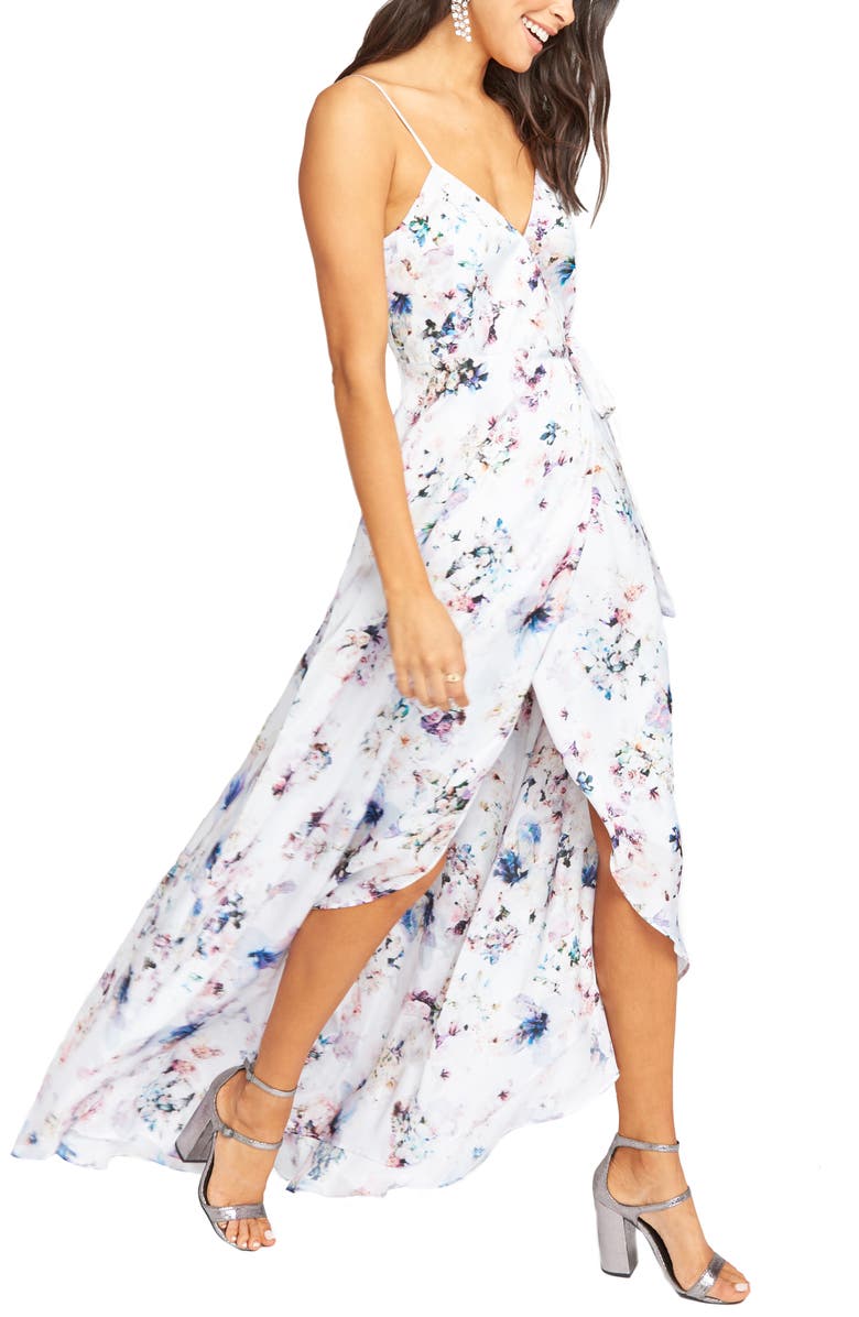 Show Me Your Mumu Mariah Wrap Gown, Alternate, color, 