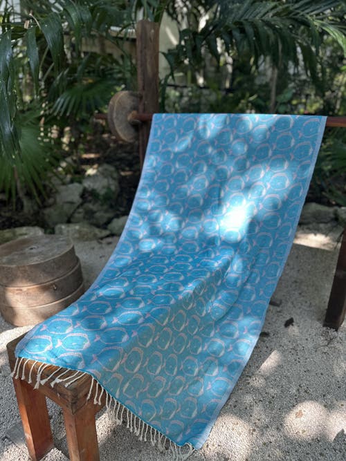 Ramus & Co Oversized 37" X 71" Preppy Turkish Beach Towel By