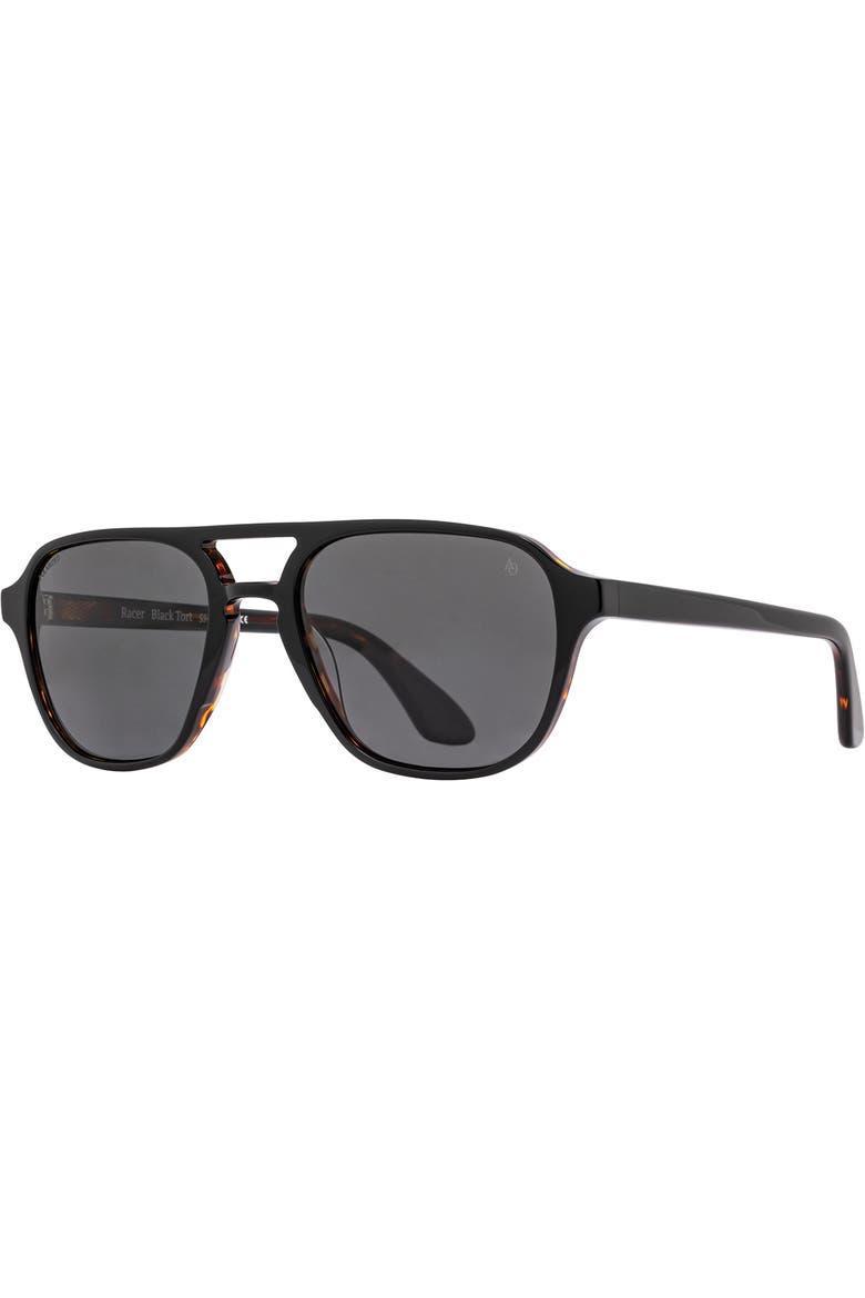 Racer 55mm Aviator Nylon Polarized, Main, color, Black Tortoise - GYN-P