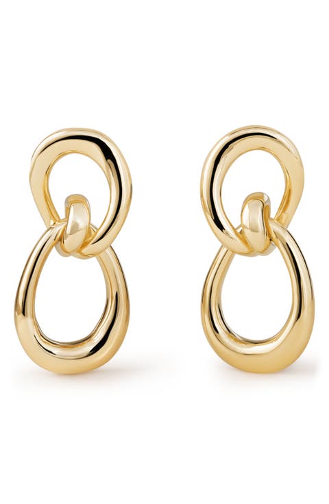Violet Drop Earrings