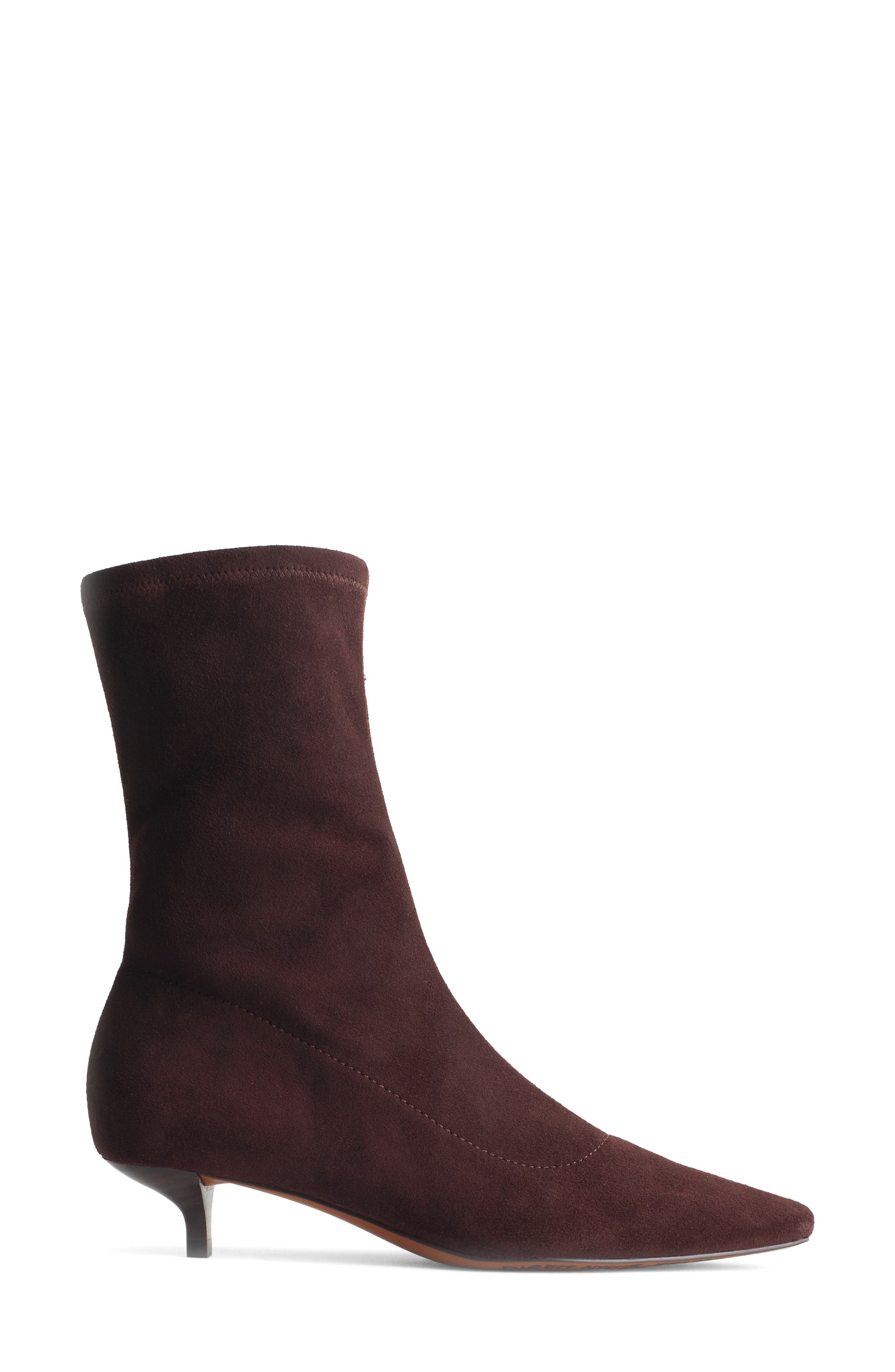 Madewell The Ciel Glove Ankle Boot, Main, color, Chocolate Raisin