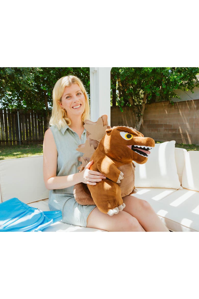Godzilla 20-Inch Deluxe Chibi Plush, Alternate, color, Brown