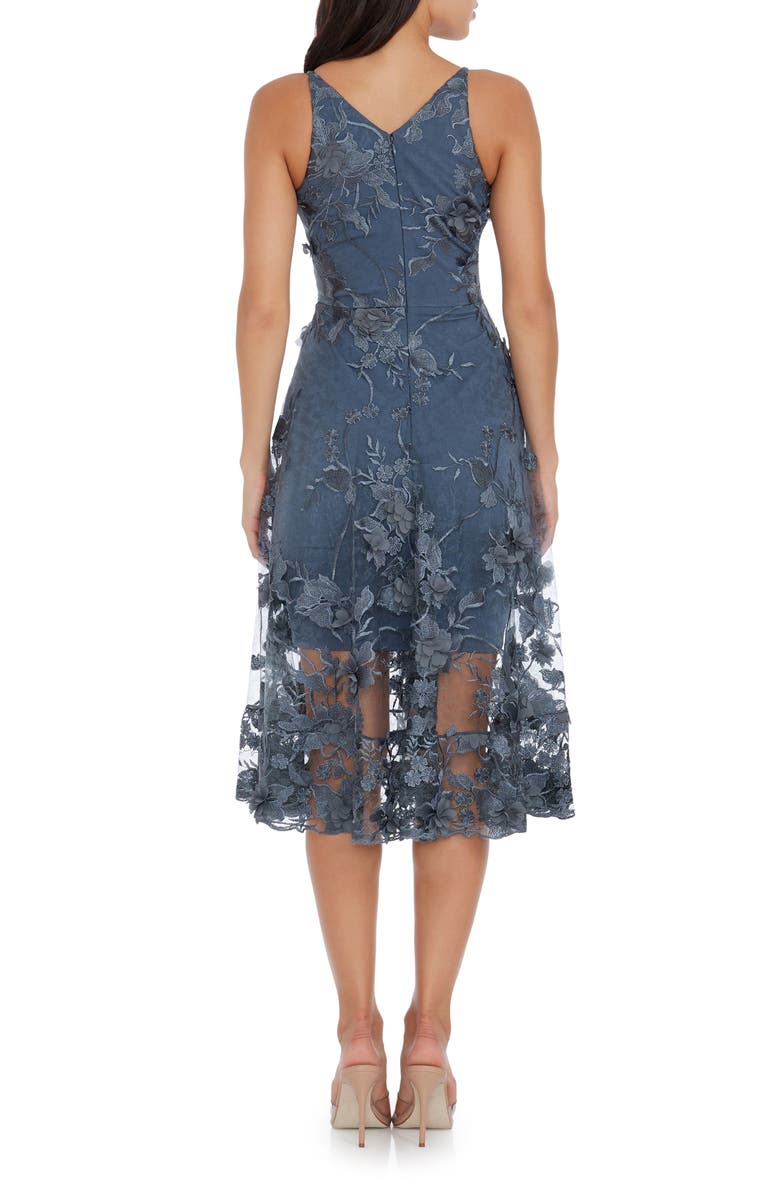 Audrey Embroidered Fit & Flare Dress