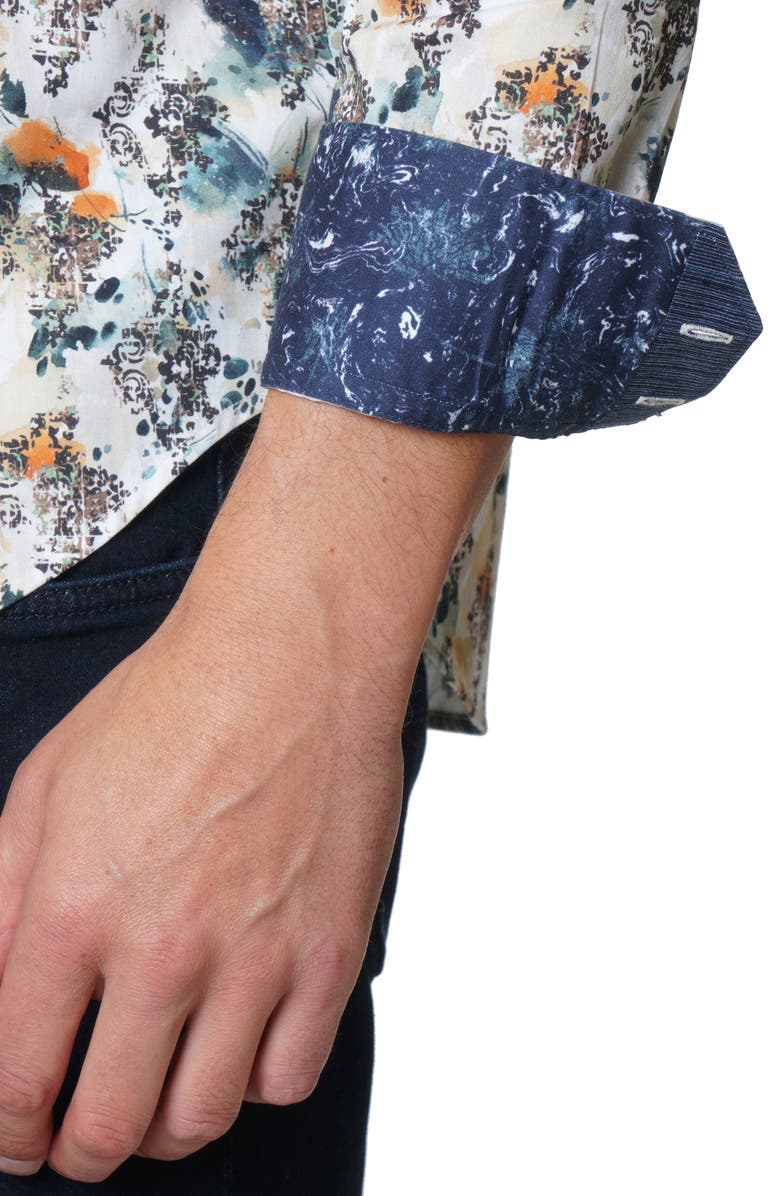 Robert Graham Arnold Long Sleeve Woven Button-Up Shirt, Alternate, color, Multi