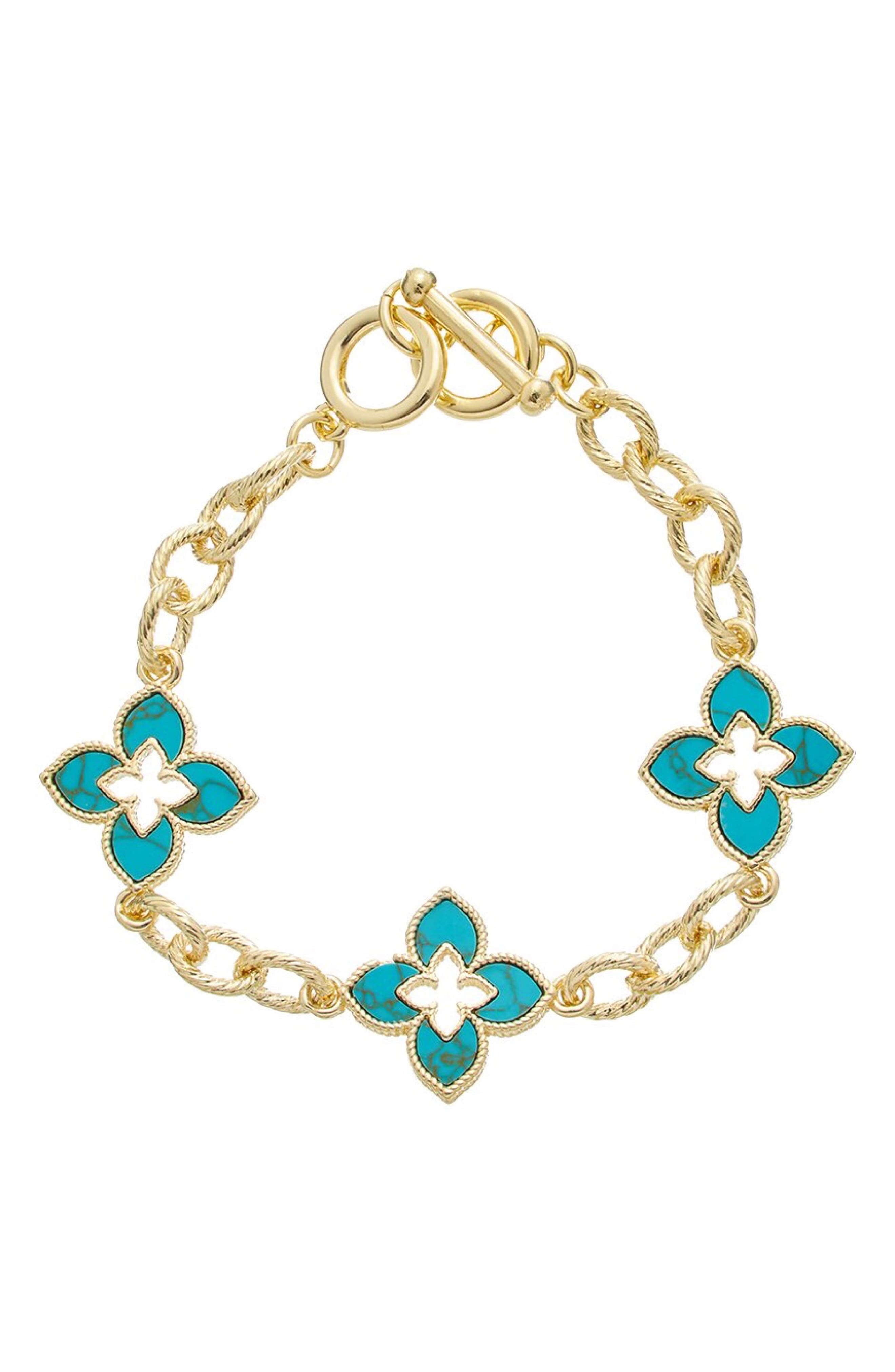 TEAL/ GOLD