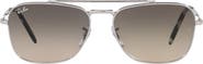 Ray-Ban New Caravan 58mm Gradient Square Sunglasses