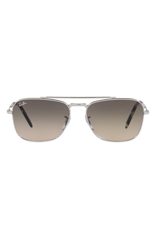 Ray Ban Ray-ban New Caravan 58mm Gradient Square Sunglasses In Neutral