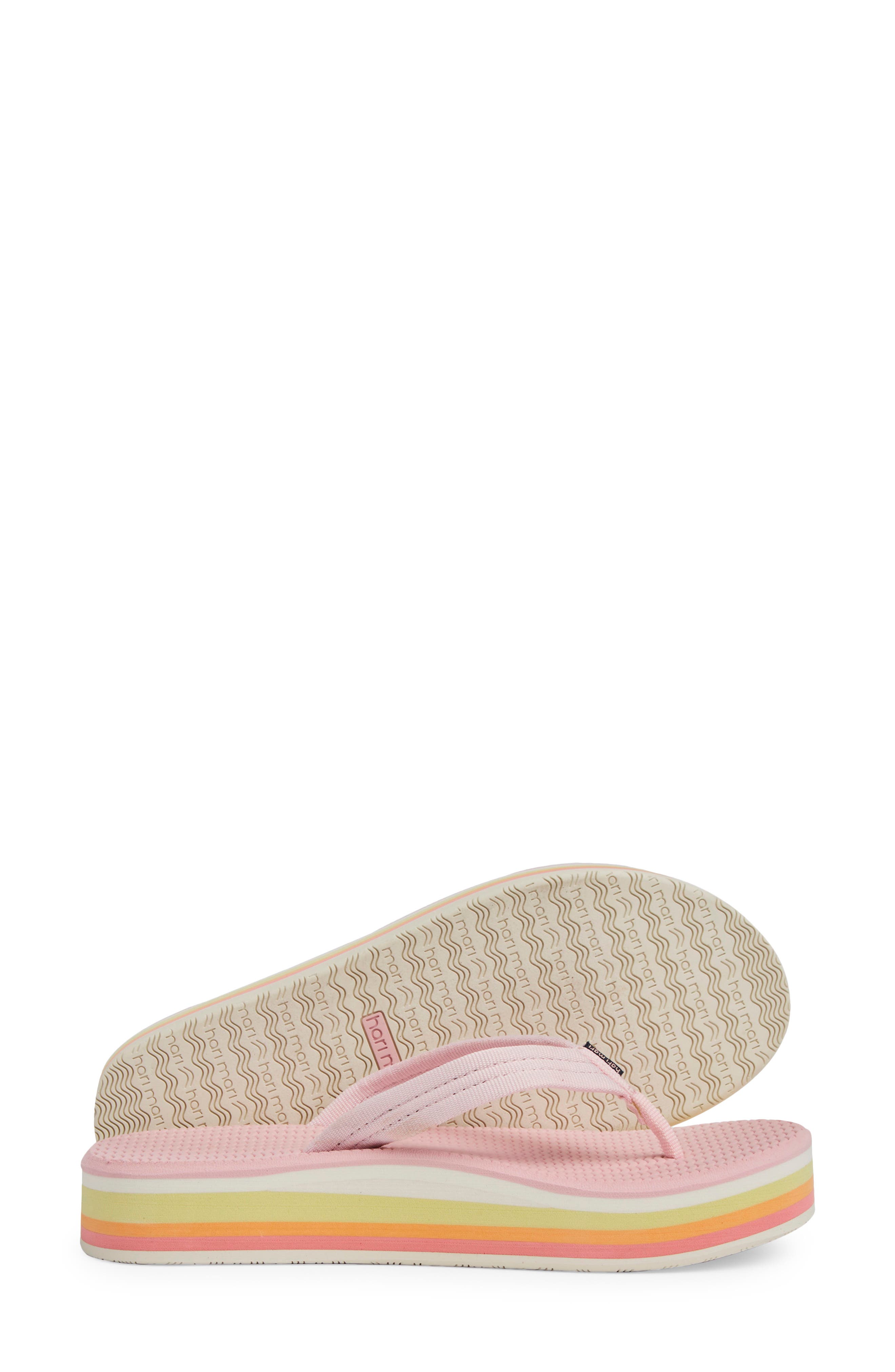 Dunes Sunset Waterproof Flip Flop, Alternate, color, PINK