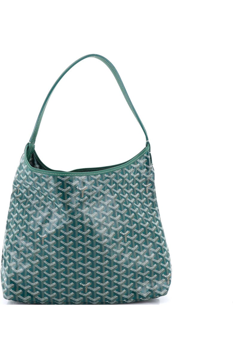 Pre-Owned Goyard Boheme Hobo Coated Canvas, Alternate, color, Green