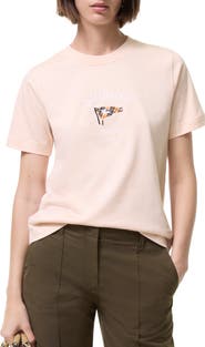 Burberry Check Flag Cotton T-shirt