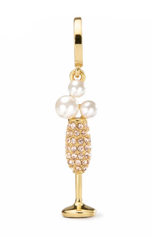 Kate Spade New York Champagne Charm Pendant Necklace In Gold