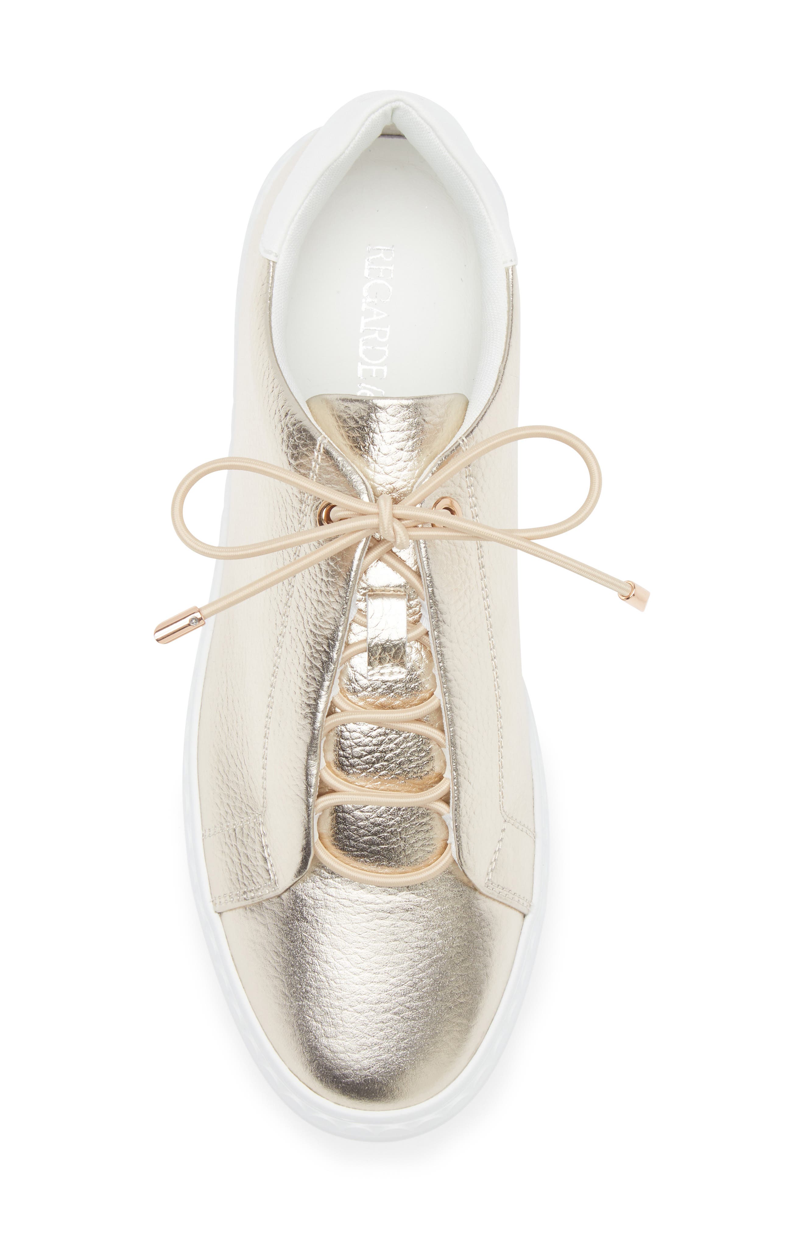 Nathaly Platform Sneaker, Alternate, color, PLATINUM/WHITE