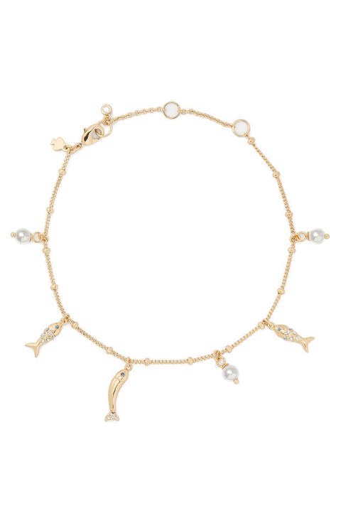 summer daze fish charm anklet